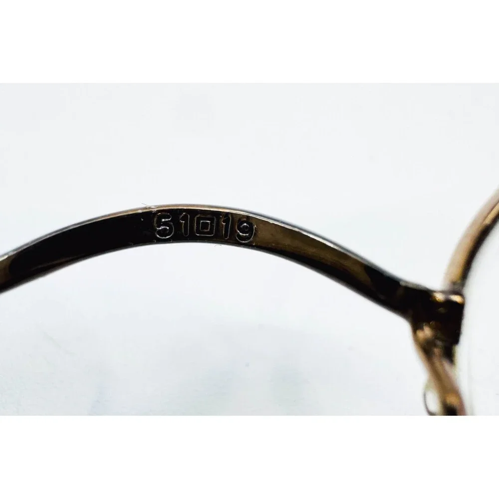 Donna Karan Eyeglasses Frames Womens Brown Semi Rimless Japan 8239 705 51-19-140